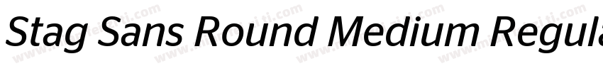 Stag Sans Round Medium Regular字体转换
